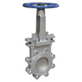 Shanghai POV made low price high quality lug wafer knife gate valve pn16 dn80